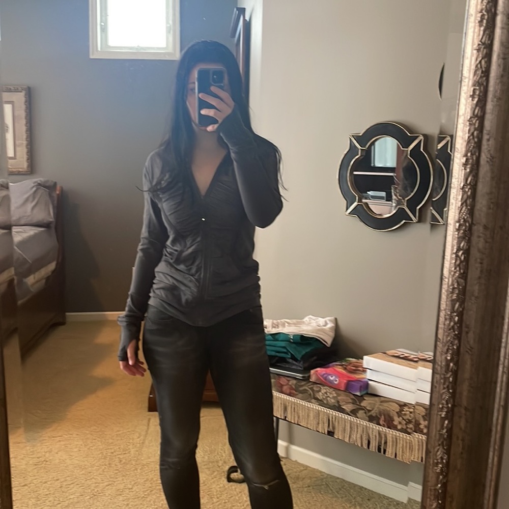 Grey Blue Lulu Lemon Jacket